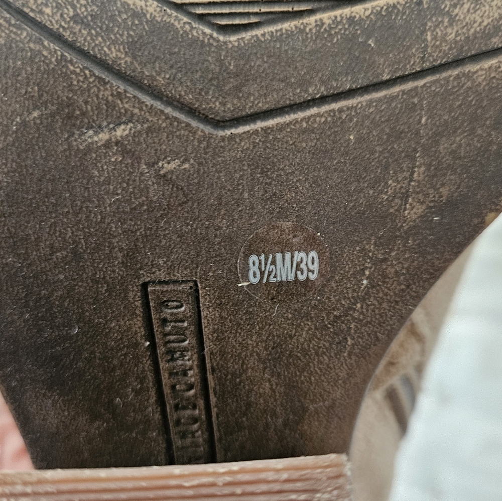 Light Tan Suede Booties - Picture 4 of 4